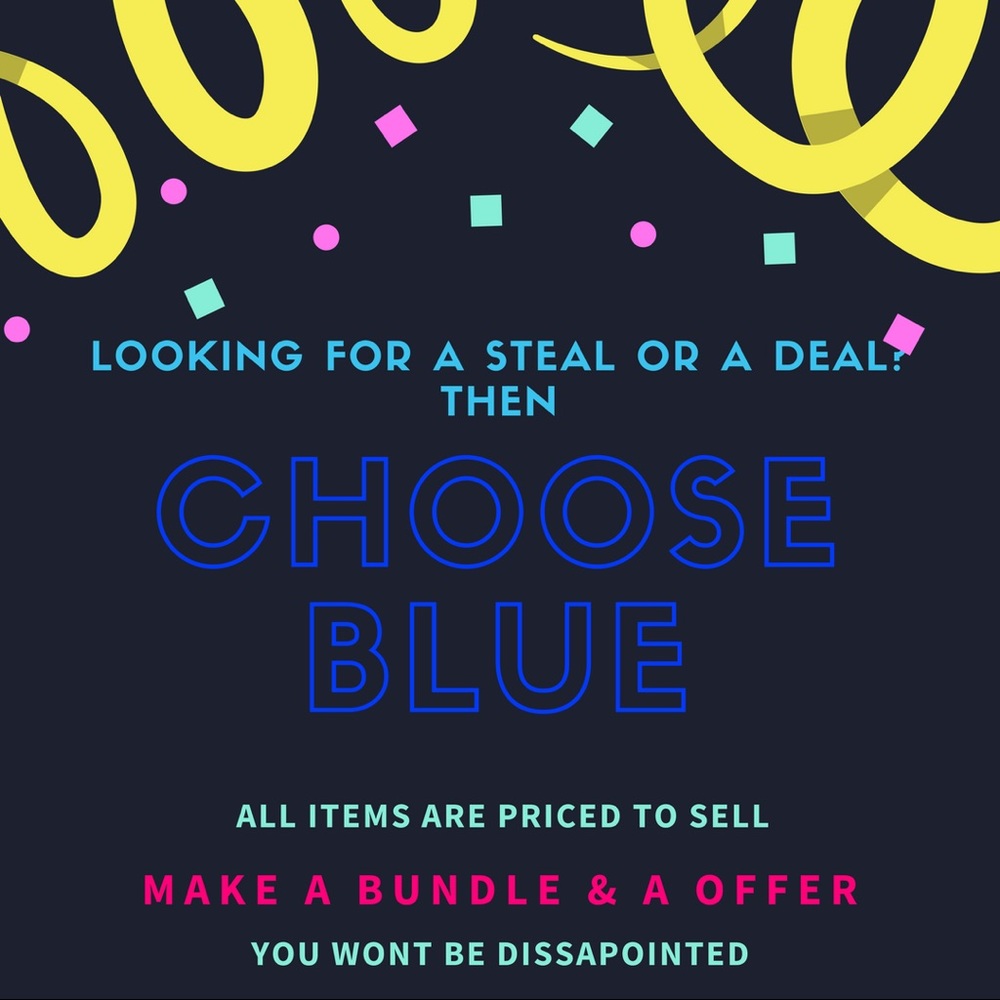 Mostly new items with deep discounts